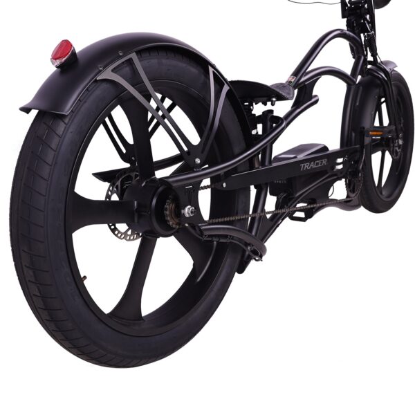 tracer raptor 800w stretch cruiser chopper ebike