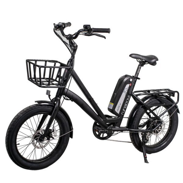glarewheel eb ru electric bike fat tire 500w 5 level throttle with basket