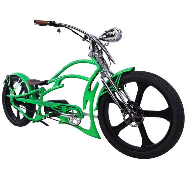 tracer raptor 800w stretch cruiser chopper ebike