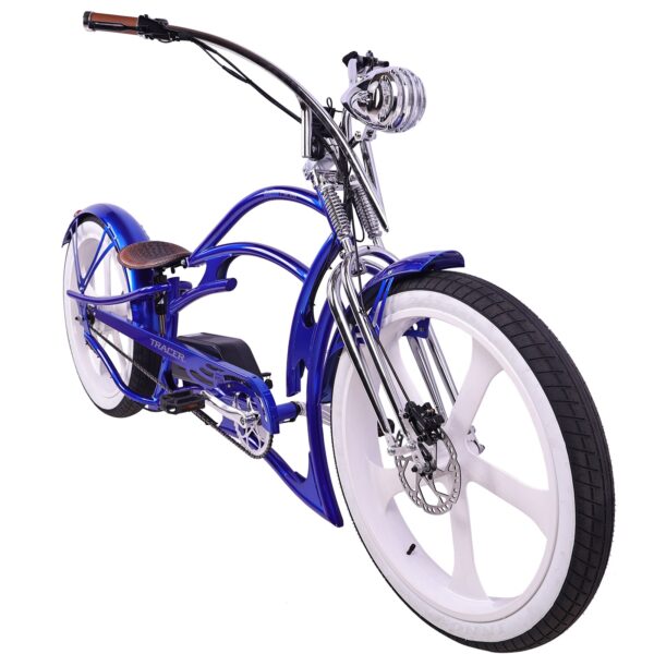 tracer raptor 800w stretch cruiser chopper ebike