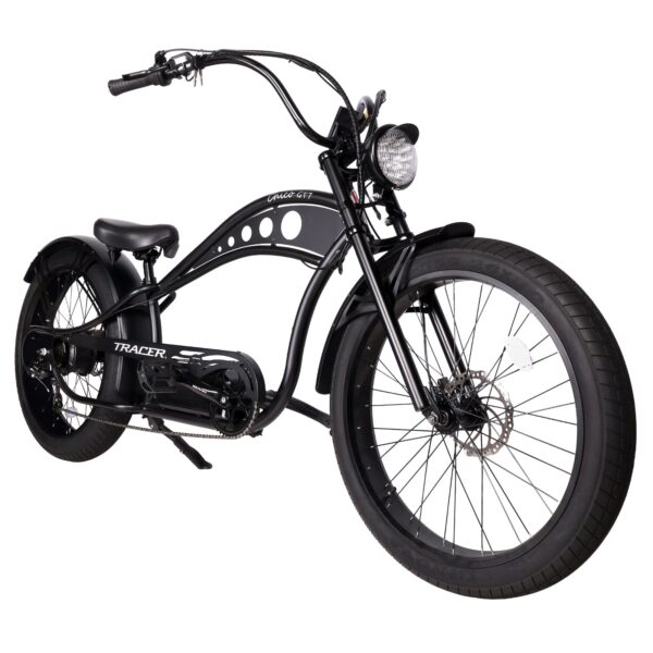 micargi cyclone 26" 48v 500w electric fat tire beach cruiser bike