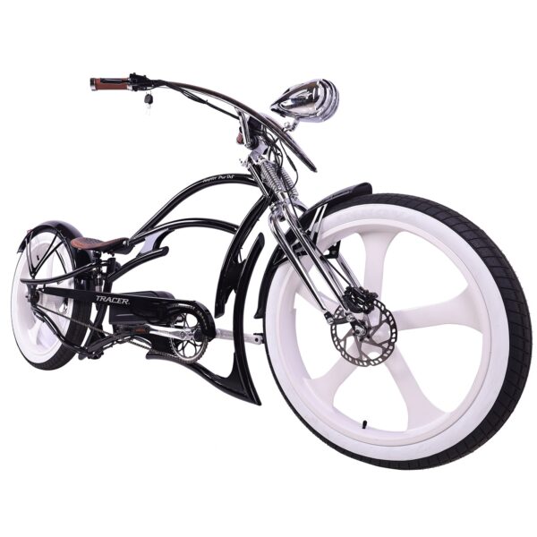 tracer raptor 800w stretch cruiser chopper ebike