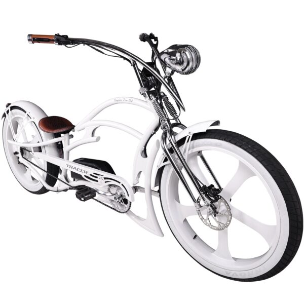 tracer raptor 800w stretch cruiser chopper ebike