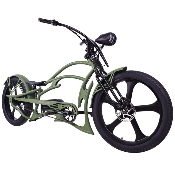 tracer raptor 800w stretch cruiser chopper ebike