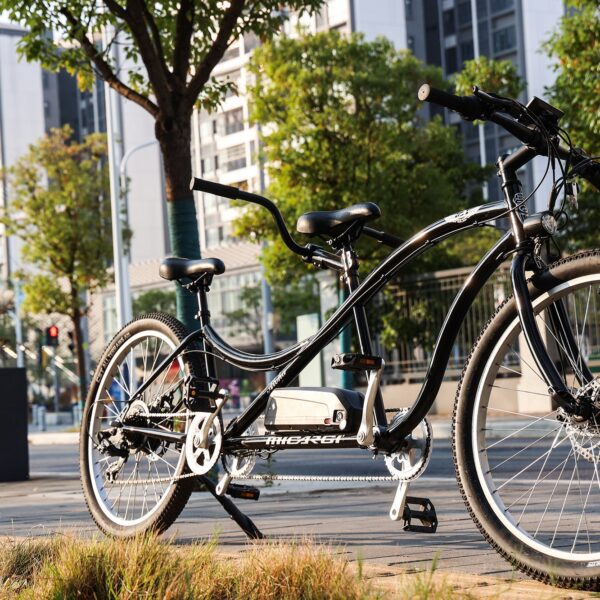 micargi aloha 26" tandem beach cruiser electric bike