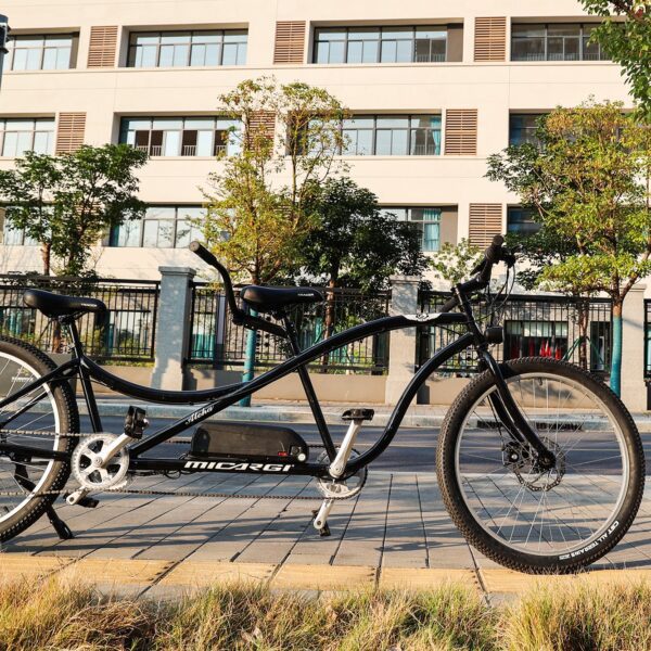 micargi aloha 26" tandem beach cruiser electric bike