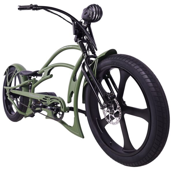 tracer raptor 800w stretch cruiser chopper ebike