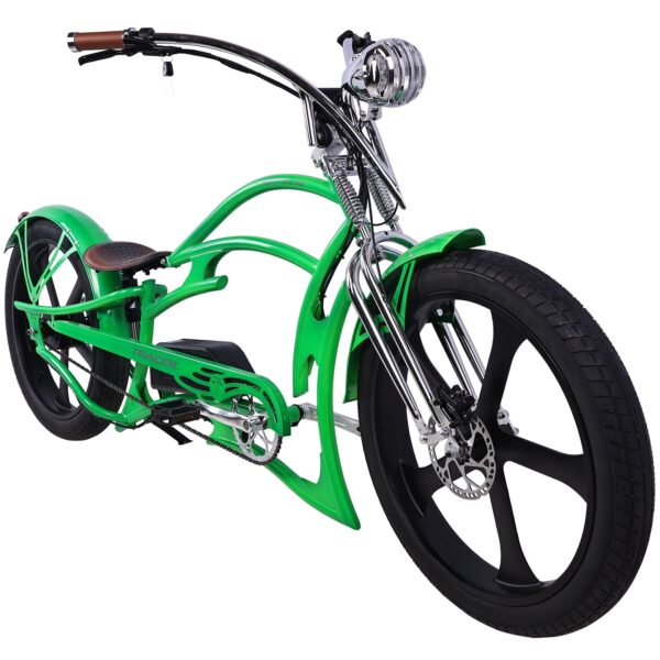 tracer raptor 800w stretch cruiser chopper ebike