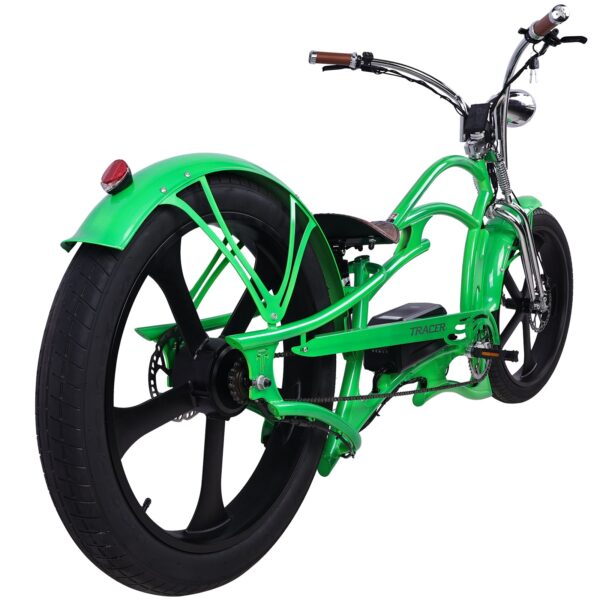 tracer raptor 800w stretch cruiser chopper ebike