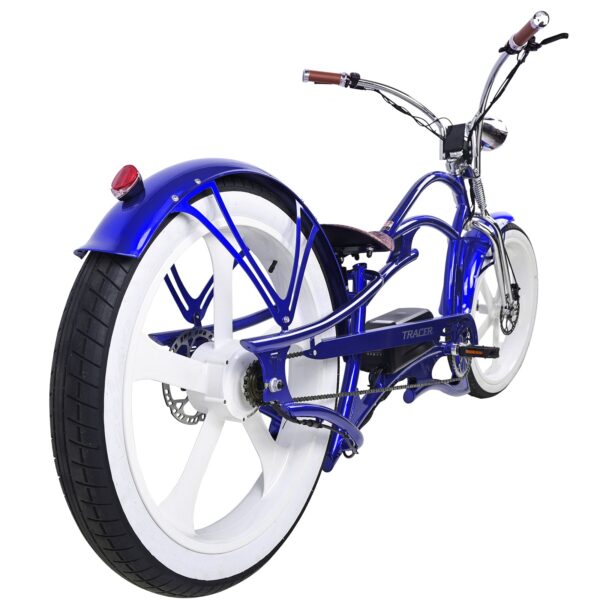 tracer raptor 800w stretch cruiser chopper ebike