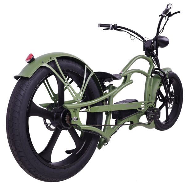 tracer raptor 800w stretch cruiser chopper ebike