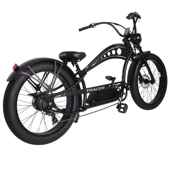 micargi cyclone 26" 48v 500w electric fat tire beach cruiser bike