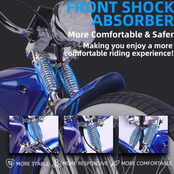 twenty5 gt/ds 800w electric chopper bike