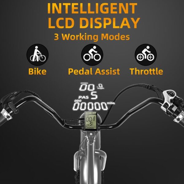 loiter 800w beach cruiser ebike