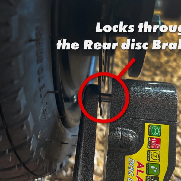 cycle board disc brake locking alarm | all models