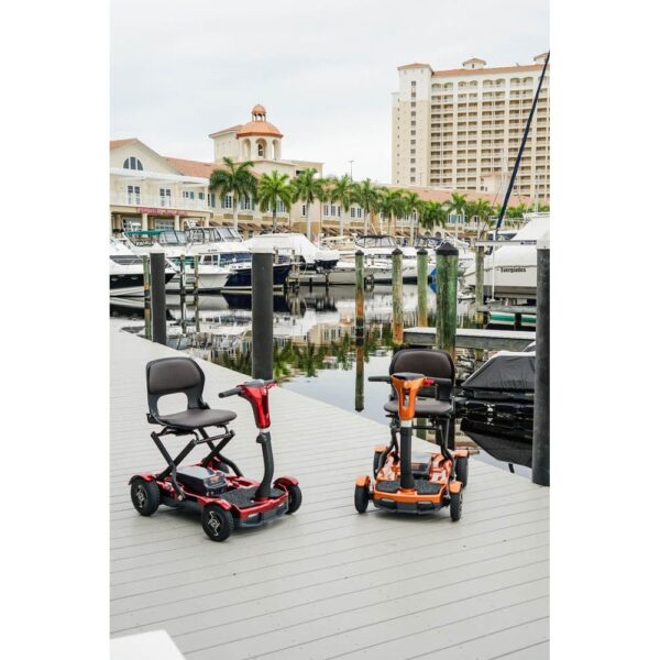 ev rider teqno auto fold mobility scooter