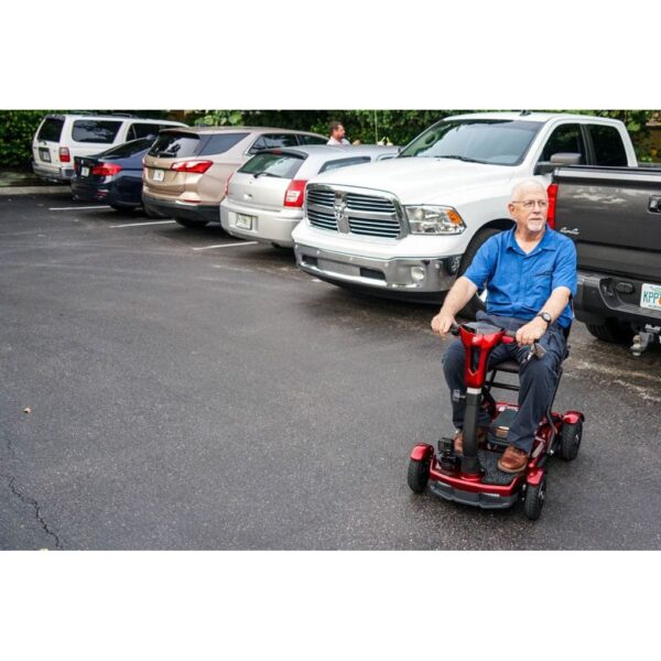ev rider teqno auto fold mobility scooter