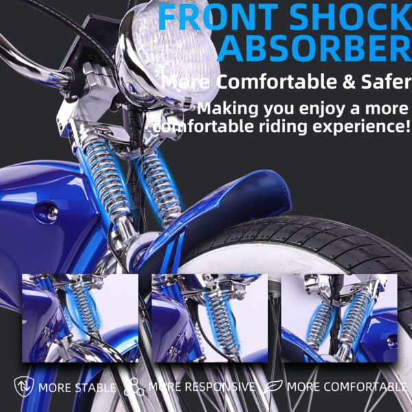 tracer twenty5 ds 500w chopper cruiser e bike