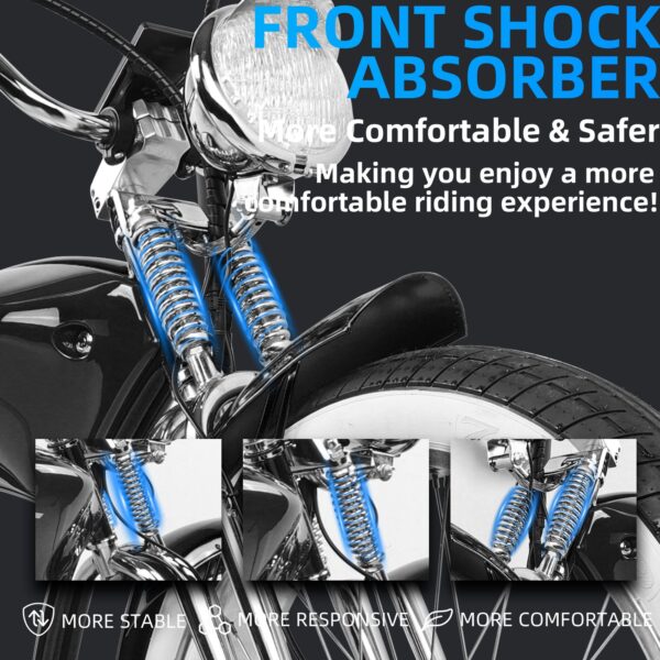 tracer twenty5 ds 500w chopper cruiser e bike