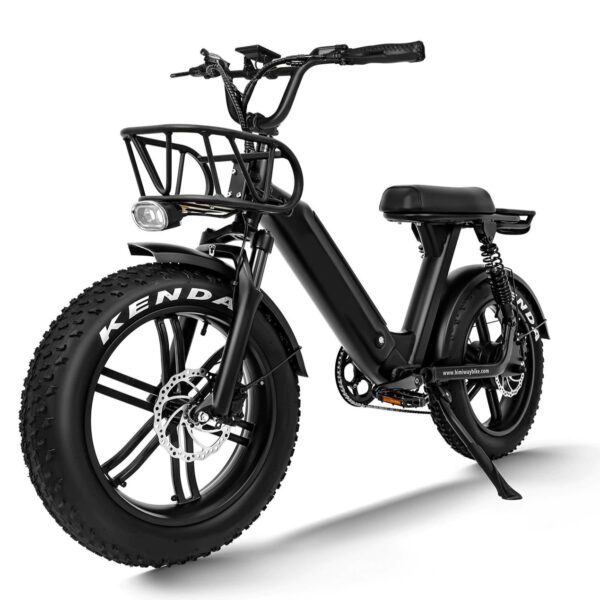 glarewheel eb ag 750w fat tire moped style electric bicycle