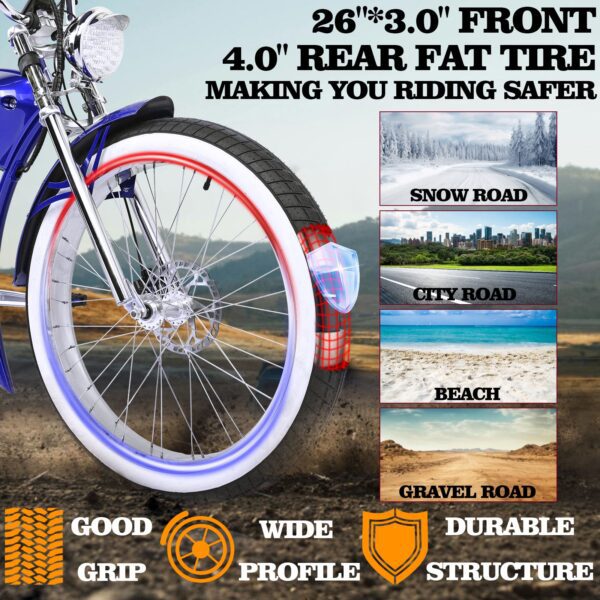 twenty5 gt/ds 800w electric chopper bike