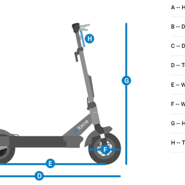 g force 500w s10 electric scooter