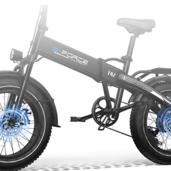 g force 750w t42 folding fat tire electric bike