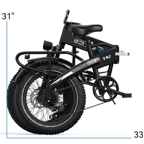 g force 750w t42 folding fat tire electric bike