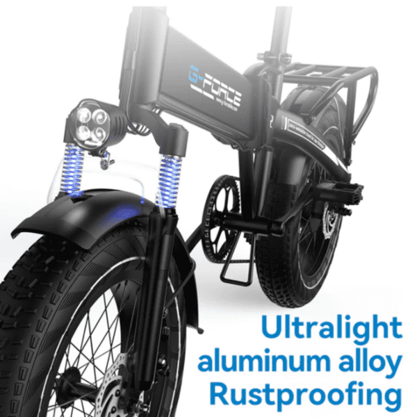 g force 750w t42 folding fat tire electric bike