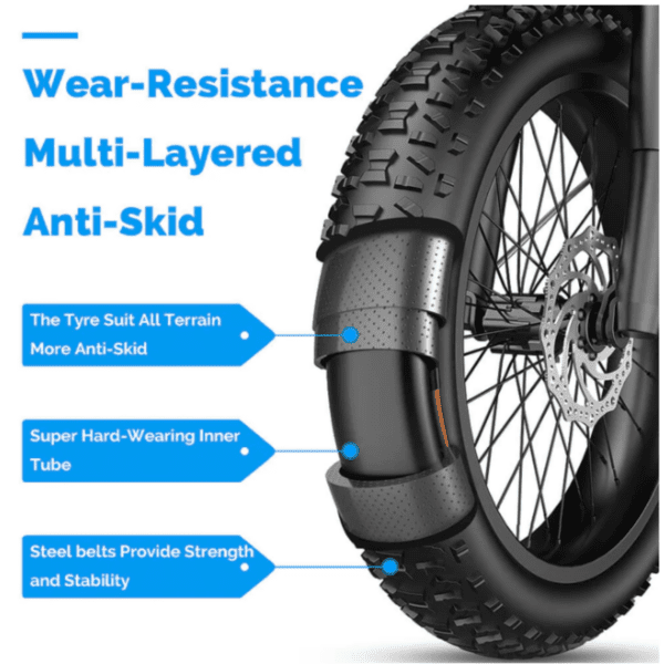 g force 750w t42 folding fat tire electric bike