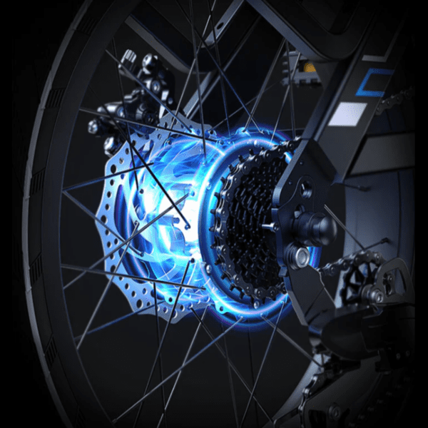 g force 750w t5 folding fat tire electric bike