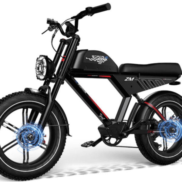g force 750w zm fat tire electric bike
