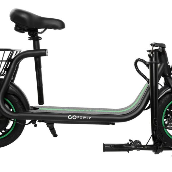 gopowerbike goflow 350w 36v lithium folding electric scooter