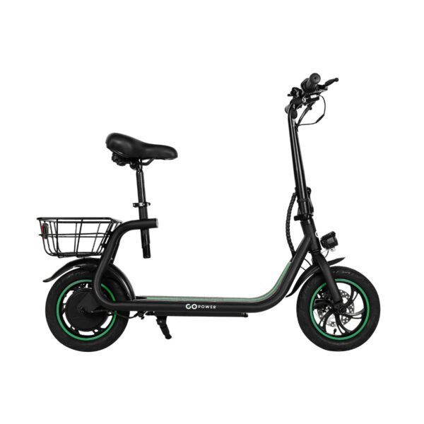 gopowerbike goflow 350w 36v lithium folding electric scooter