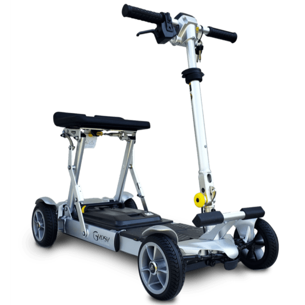 ev rider gypsy q2 4 wheel lightweight folding mobility scooter