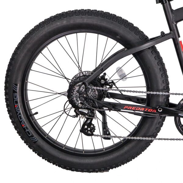 glarewheel eb pr fat tire 26" aluminum frame suspension fork electric mountain bicycle