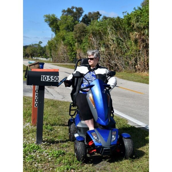 ev rider vita monster all terrain 4 wheel power mobility scooter