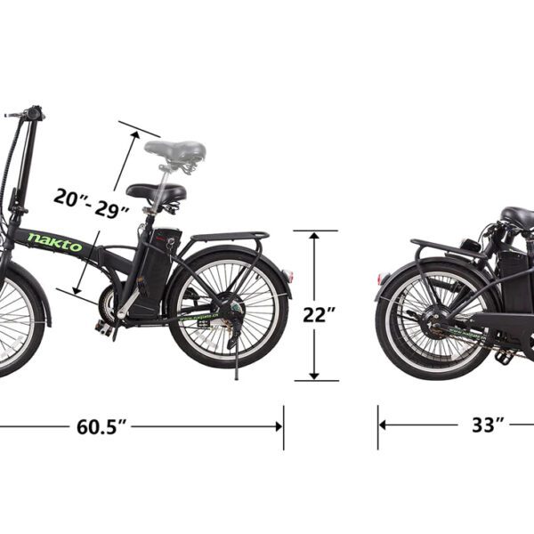 nakto fashion 36v/10ah 250w electric bike