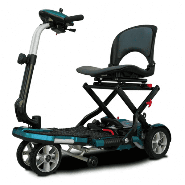 ev rider transport plus 4 wheel foldable mobility scooter