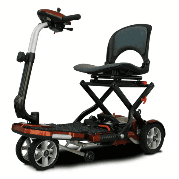 ev rider transport plus 4 wheel foldable mobility scooter