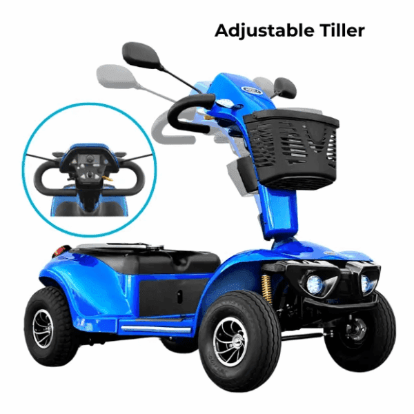 shoprider excursion heavy duty 4 wheel mobility scooter 889xl
