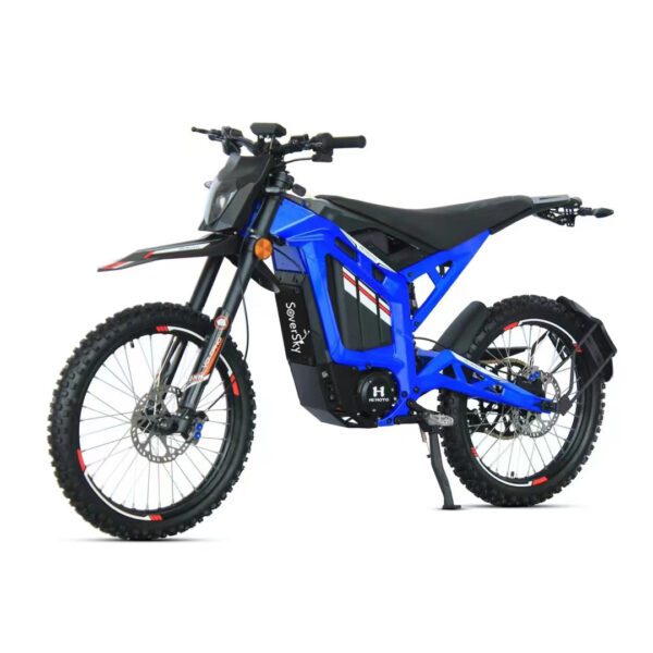 soversky ak100 dirt motorbike 12kw motor with samsung 72v/55ah battery