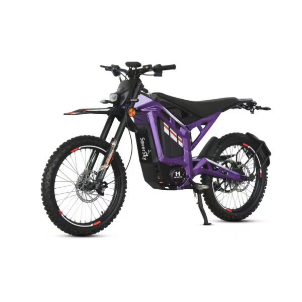 soversky ak100 dirt motorbike 12kw motor with samsung 72v/55ah battery