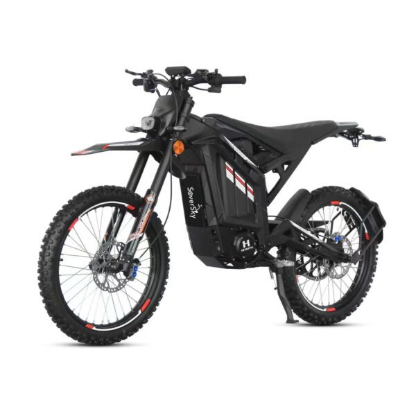 soversky ak100 dirt motorbike 12kw motor with samsung 72v/55ah battery