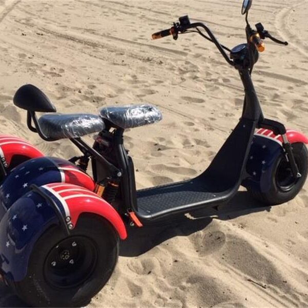 electric fat tire mobility trike scooter t7.0