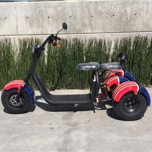 electric fat tire mobility trike scooter t7.0