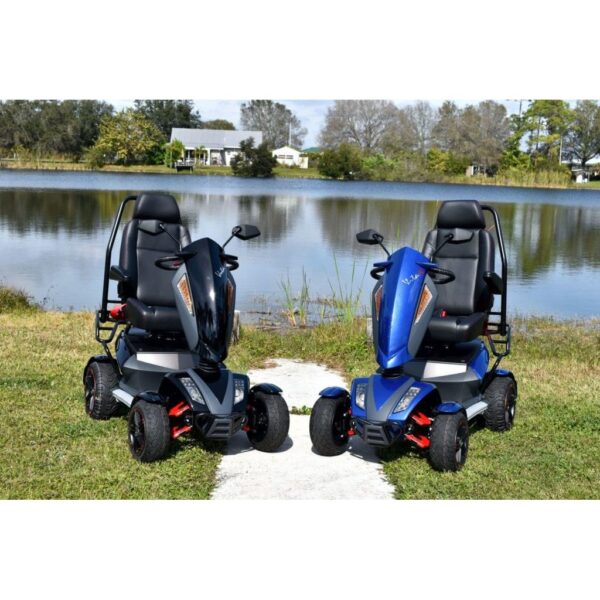 ev rider vita monster all terrain 4 wheel power mobility scooter