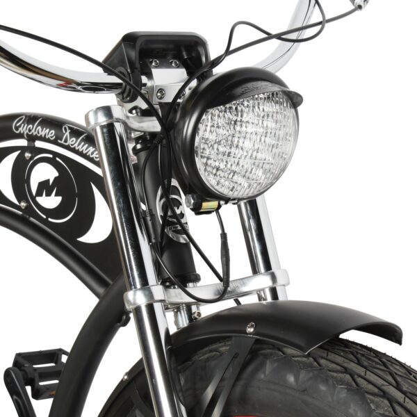 micargi cyclone 26" 48v 500w electric fat tire beach cruiser bike