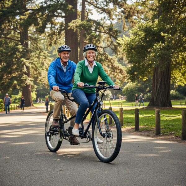 micargi aloha 26" tandem beach cruiser electric bike