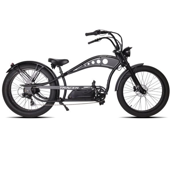 micargi cyclone 26" 48v 500w electric fat tire beach cruiser bike